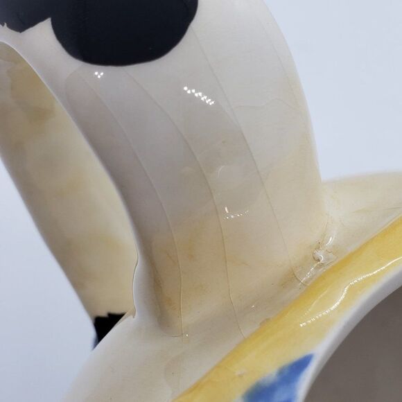 Ceramic Vintage Hand Painted Cow Milk/Juice Pitcher - Picture 3 of 15